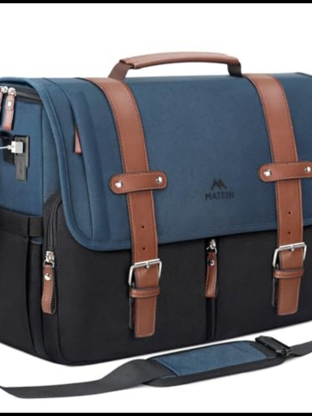 MATEIN Messenger Bag 15.6" Laptop Crossbody Satchel Work School